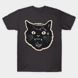 CreepyCool Black Cat T-Shirt